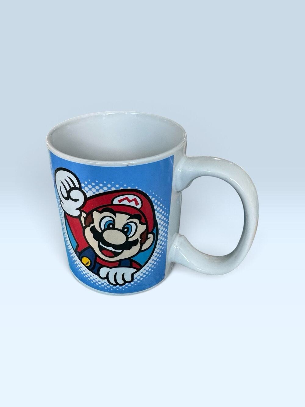 Nintendo Super Mario Bros Coffee Mug Frankford Candy 2022 Luigi, Princess Peach